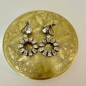 Vintage crystal earrings